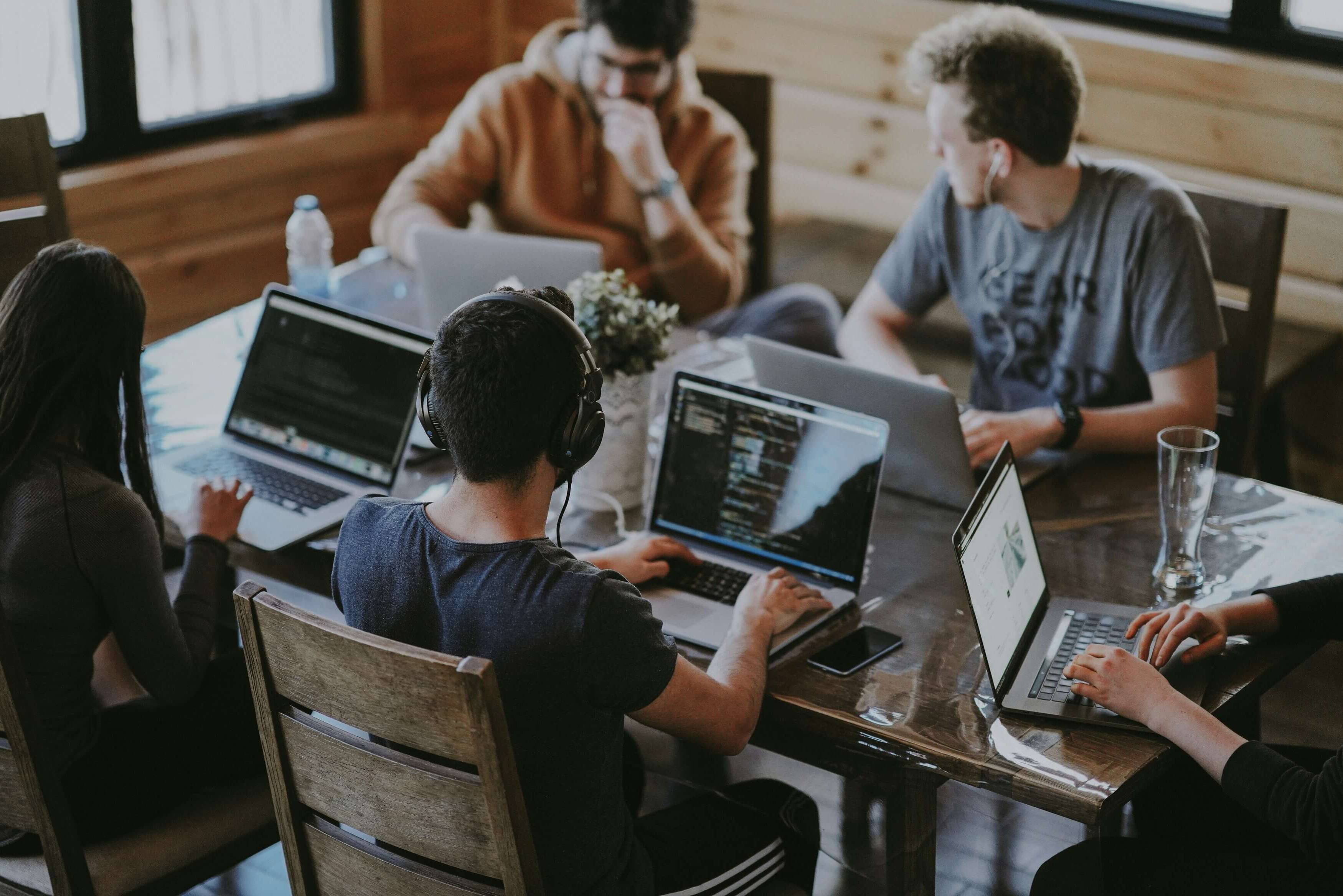 Image of our design team at work